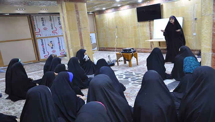 ورشة لفنون التخطيط الشخصي تقيمها العتبة الحسينية لطالبات السادس الاعدادي في كربلاء المقدسة