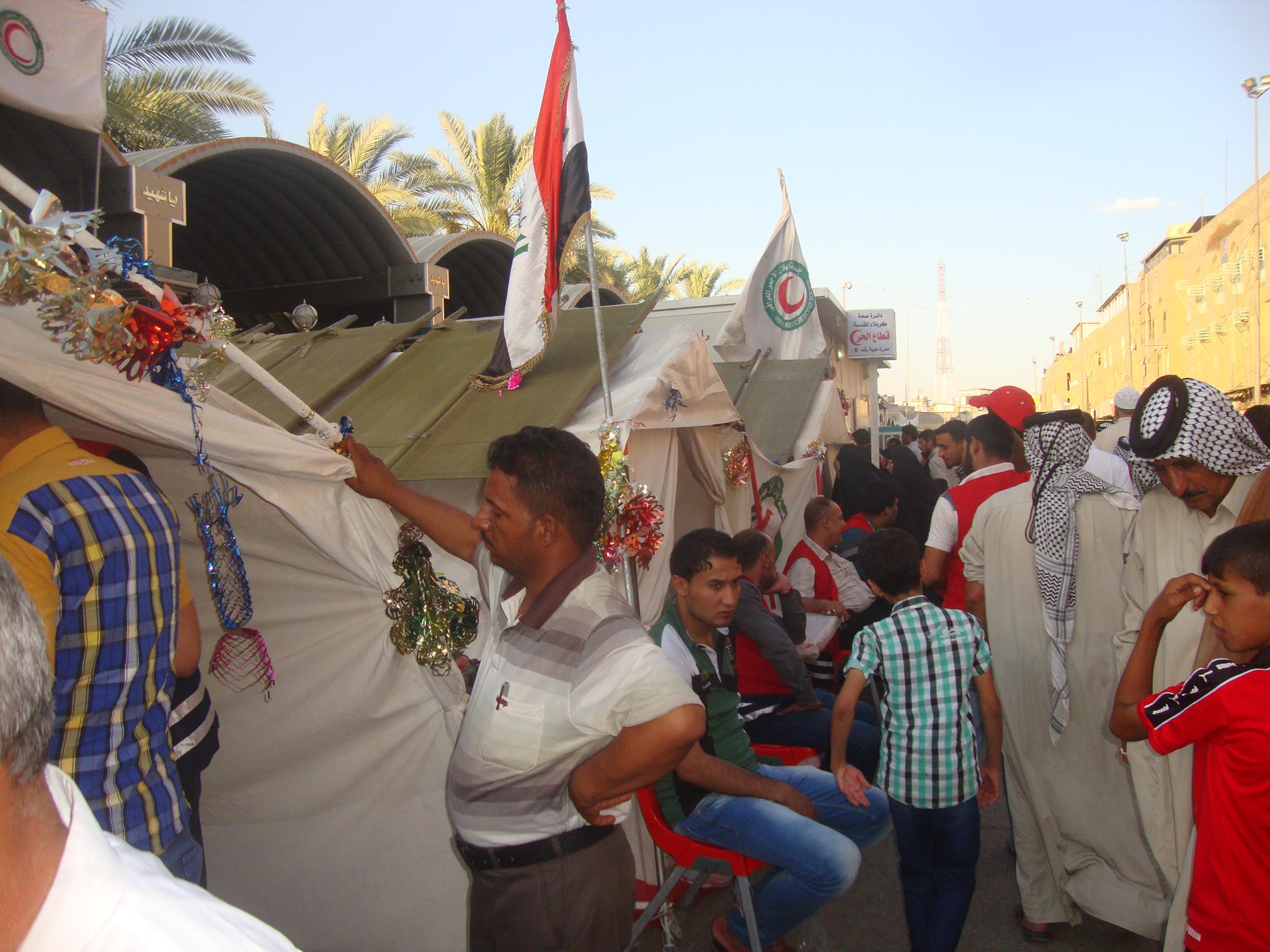 جمعية الهلال الاحمر العراقي تضع خطة لزيارة النصف من شعبان