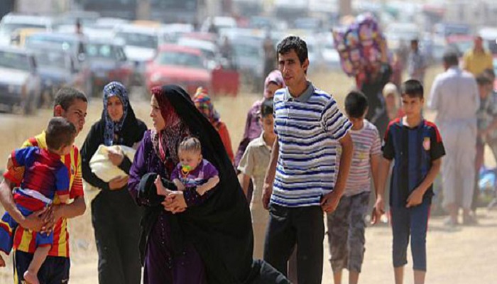 تلفزيون رويترز:نازحون من شمال العراق يلوذون بمدينة كربلاء