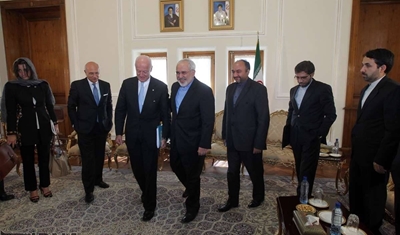 دي ميستورا يزور طهران لتسوية الأزمة السورية.