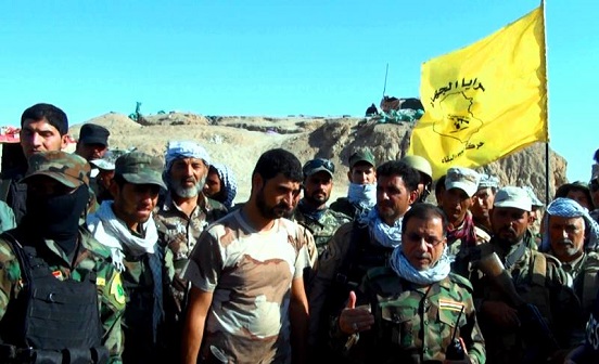 الحشد الشعبي:تدمير سيارة مفخخة لارهابيي داعش وقتل من فيها في قاطع الفلوجة