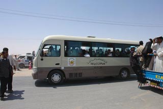 استحداث خط جديد لنقل زائري العتبات المقدسة مجانا في كربلاء