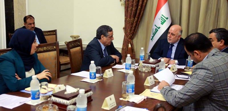 العبادي يرأس اجتماعاً خاصاً لمناقشة تأثير الأمطار بحضور الفهداوي وعلوش والتميمي