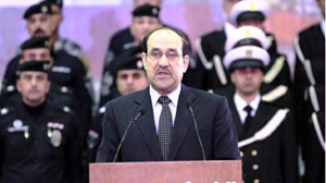 المالكي: لا مكان بعد اليوم لمن يضع قدما في العملية السياسية واخرى مع التنظيمات الإرهابية