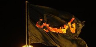 رفع راية الامام الحسين(ع) في مدينة بعلبك