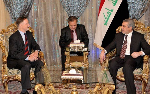 الدكتور الخزاعي للسفير الامريكي : التحالف مع الشركاء السياسيين استراتيجيا ولايمكن نقضه لاي طارئ