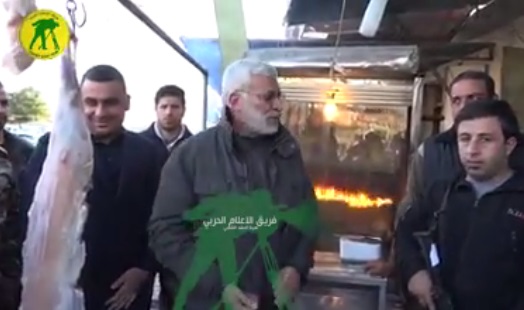 بالفيديو :ابو مهدي المهندس يتجول في اسواق تكريت بعد تحريرها من داعش