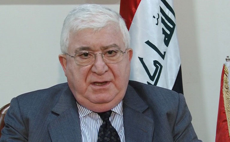 الرئيس معصوم يدعو الأجهزة الأمنية للقضاء على الخلايا الإرهابية