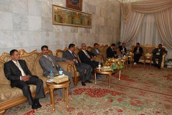 وفد يضم  50 شخصية من اهالي قضاء المدائن في ضيافة الامام الحسين (عليه السلام )