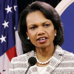 رايس: الاستفتاء العراقى لن يمنع تطبيق الاتفاقية الأمنية