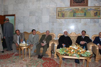 وزير التعليم العالي من  العتبة الحسينية يؤكد على خطط ومشاريع مستقبليه لتطوير عمل الوزارة