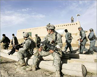 تقلص في حجم القوات المتحالفة بالعراق