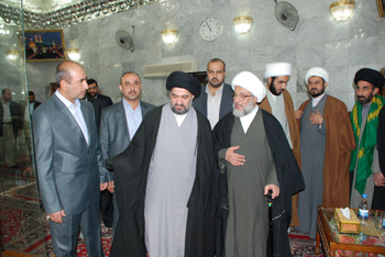 توافد رسمي وشعبي على العتبة الحسينية المقدسة لمناسبة عيد الاضحى المبارك