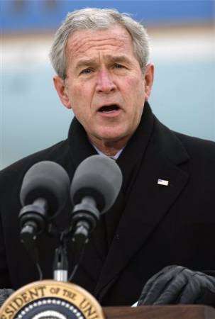 بوش يناقش المسألة النووية الايرانية في اتصال هاتفي مع الرئيس الصيني