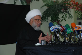 الكربلائي : المرجعية الدينية العليا في النجف تتألم كثيرا لما يصيب أبناء الشعب الفلسطيني