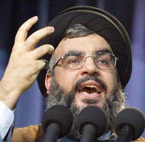 نصر الله يحذر إسرائيل من فتح جبهة مع لبنان وباراك يؤكد ان قدرات حزب الله تضاعفت ثلاث مرات