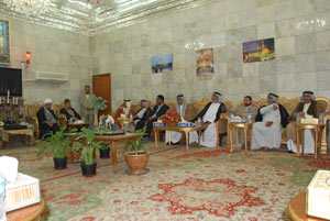 وفد من محافظة ميسان يزور العتبة الحسينية المقدسة