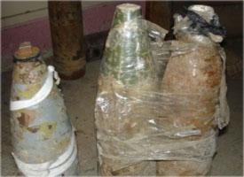 العثور على كدس عتاد كبير في منطقة الرزازة غرب كربلاء