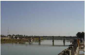 افتتاح مؤقت لجسر الهندية الثاني أمام الحشود الزاحفة من الزوار الى مدينة كربلاء المقدسة