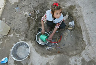 انقطاع تام لمياه الشرب في احد أحياء كربلاء منذ عدة أيام