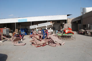 قسم الخدمات الخارجية في العتبة الحسينية المقدسة عمل دؤوب ومتواصل ليل نهار