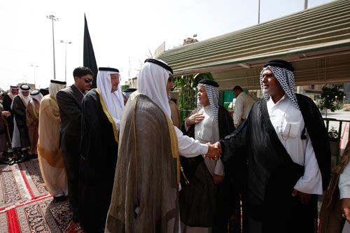 وصول عشائر محافظة صلاح الدين الى محافظة كربلاء