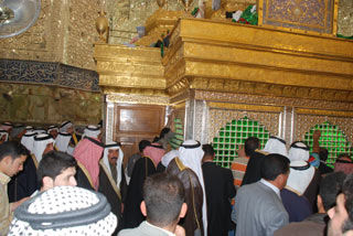 شيوخ عشائر صلاح الدين :الامام الحسين (عليه السلام) الصدر الأرحب الذي يلوذ اليه العراقيون