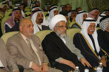 مؤتمر الوحدة الوطنية  لعشائر كربلاء وصلاح الدين في الصحن الحسيني الشريف