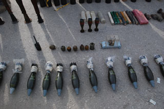 شرطة كربلاء: العثور على 30 قذيفة هاون عيار155 ملم