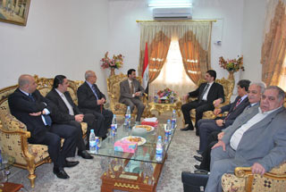 طائرة سورية تدشن خط نجف دمشق