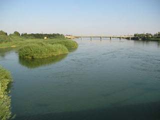 انخفاض مناسيب نهر الفرات يؤثر سلبا على المشاريع الزراعية في النجف