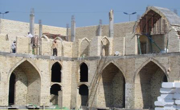 اضافة صحن جديد للروضة الكاظمية  المطهرة