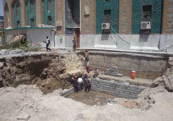 العتبة الحسينية تباشر بمشروع توسعة الحائر الحسيني بكلفة مقدارها( أربعون) مليار دينار عراقي