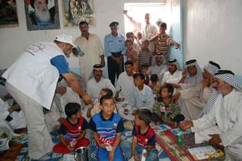 مديرية صحة النجف : تنفذ حملة صحية في القرى النائية