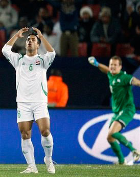 تعادل سلبي للعراق يخرجه من الدور الاول