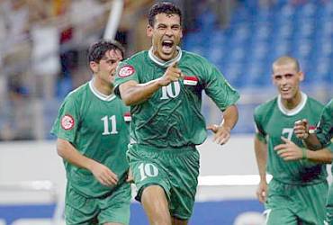 استياء المنتخب العراقي لكرة القدم لخطأ في عزف النشيد الوطني