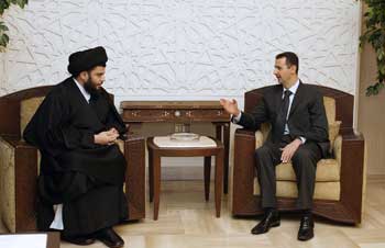 مقتدى الصدر من سوريا : التحالف ضروري لوحدة الصف ولمّ الشمل