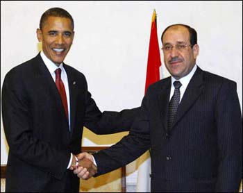 أوباما يتعهد للمالكي بالمساعدة على إخراج العراق من البند السابع