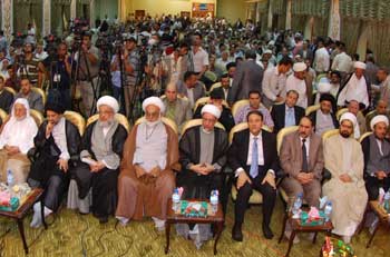 كلمة علي الدباغ ممثلا لرئاسة الوزراء في مهرجان ربيع الشهادة الخامس في الصحن الحسيني الشريف