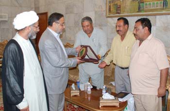 وفد الموصل في مهرجان ربيع الشهادة :المهرجان  أثبت للاعلام المزيف باننا ابناء شعب واحد يجمعنا العراق