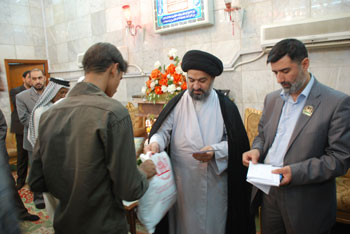 العتبة الحسينية المقدسة تقدم المساعدات لتزويج (20) شابا ضمن مشروع  اطلقت عليه (بركة الجمعة)