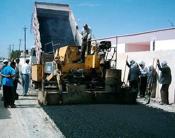 منظمة الـ(prt) تنجز شارع بطول 8 كم في كربلاء