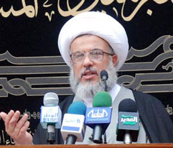 الكربلائي يطالب الكتل السياسية  باتخاذ موقف موحد اتجاه الجماعات الإرهابية يصان من خلاله الدم العراقي ووحدة البلد