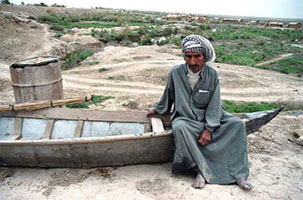 جفاف ما نسبته 90 % من هور العظيم في العمارة بسبب انقطاع المياه الواردة من المنافذ الإيرانية