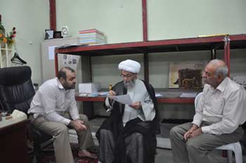 الباحث الدكتور (محمد صادق الكرباسي ) يزور العتبة الحسينية ويطلع على تحضيرات اعداد متحف الامام الحسين