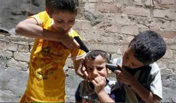 ارتفاع حصيلة المصابين بالعيارات البلاستيكية في كربلاء