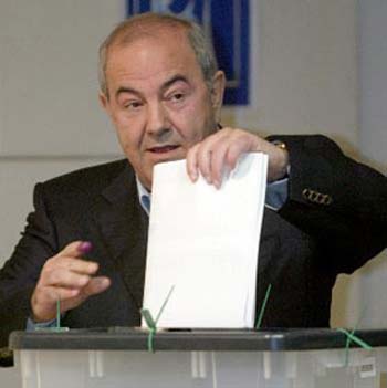 اياد علاوي يشكك  في إجراء انتخابات نزيهة في غياب قانون ينظم عمل الاحزاب السياسية