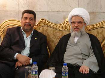 الكربلائي خلال استقباله امين عام العتبة الكاظمية: ان العتبات المقدسة في العراق تحتاج الى توسع عمراني