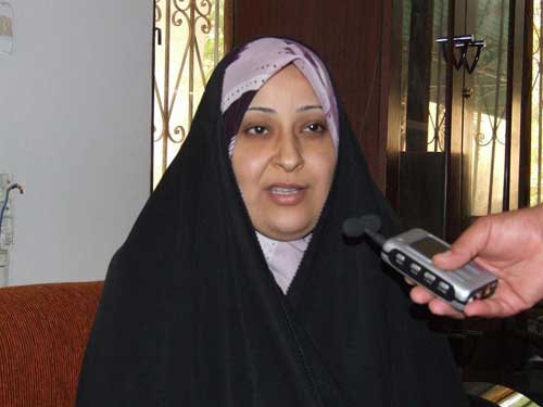 رئيسة لجنة المهجرين والنازحين في كربلاء  تطالب بزيادة تخصيصات المحافظة من موازنة عام 2010