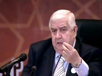 المعلم لـ (زيباري): سنعيد سفيرنا الى بغداد بعد تغيير النظام في العراق